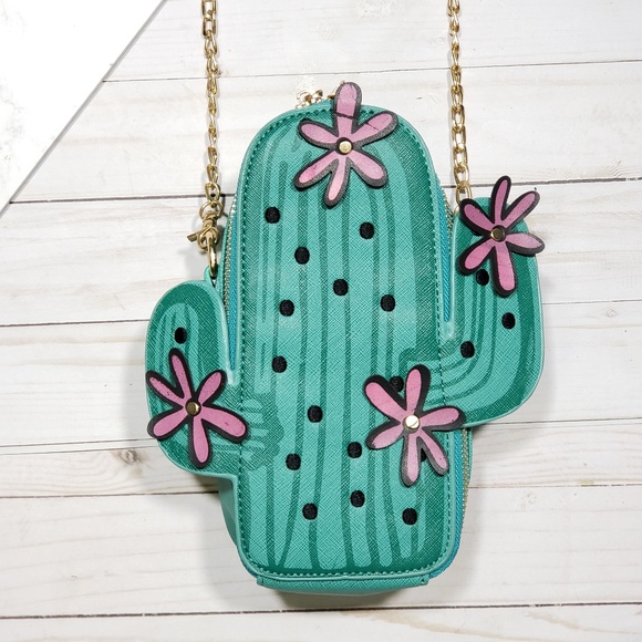 Western Cactus Crossbody Purse - Picture 3 of 8